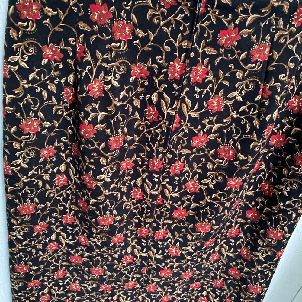 Briggs New York Women's A-Line Midi Skirt With Slit Size 16 - Picture 7 of 16